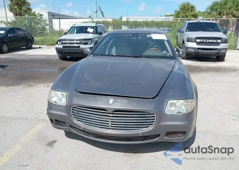 2005 Maserati Quattroporte z USA, uszkodzony, nr VIN ZAMCE39A150018442